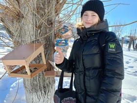 Вести от Добросердчан: мы помогли птицам зимой.