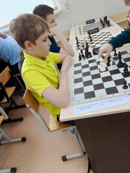 Финал школьной шахматной лиги Курганской области.